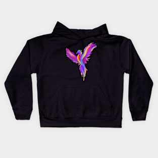 Purple New phoenix Kids Hoodie